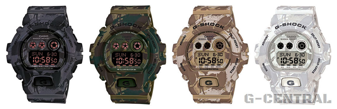 G-Shock GD-X6900MC Camouflage Series - G-Central G-Shock Fan Site