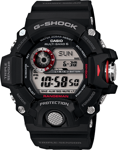 G-Shock GW-9400-1 Rangeman Solar Digital Survival Watch
