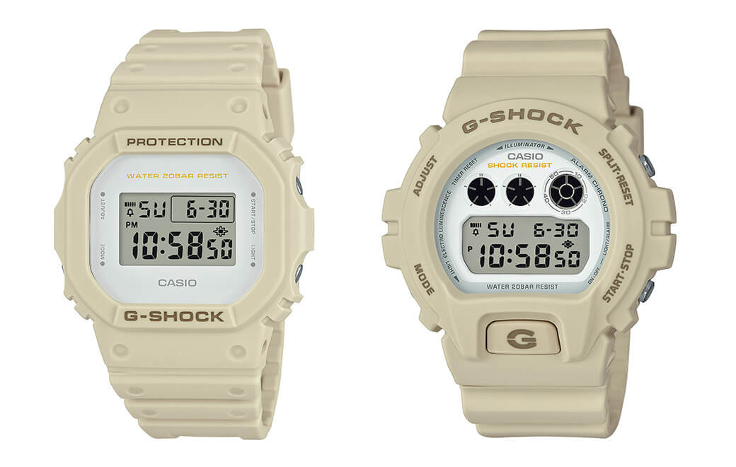Reloj beige utilitario camuflado G-Shock DW5600 - totalmente nuevo
