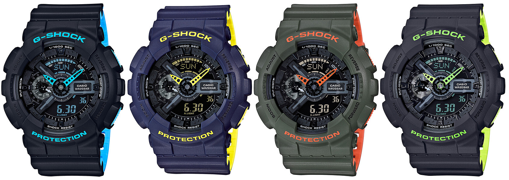 G-Shock GA-110LN Layered Neon Color Series - G-Central G-Shock Fan 