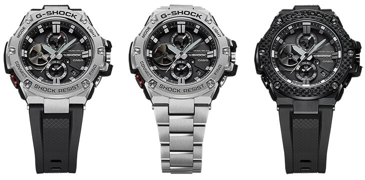 G-Shock G-STEEL GST-B100 with Bluetooth and Tough Solar - G