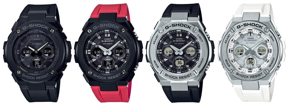 New Colors For Mid-Size G-STEEL 300: Black, Red, Silver, White - G 