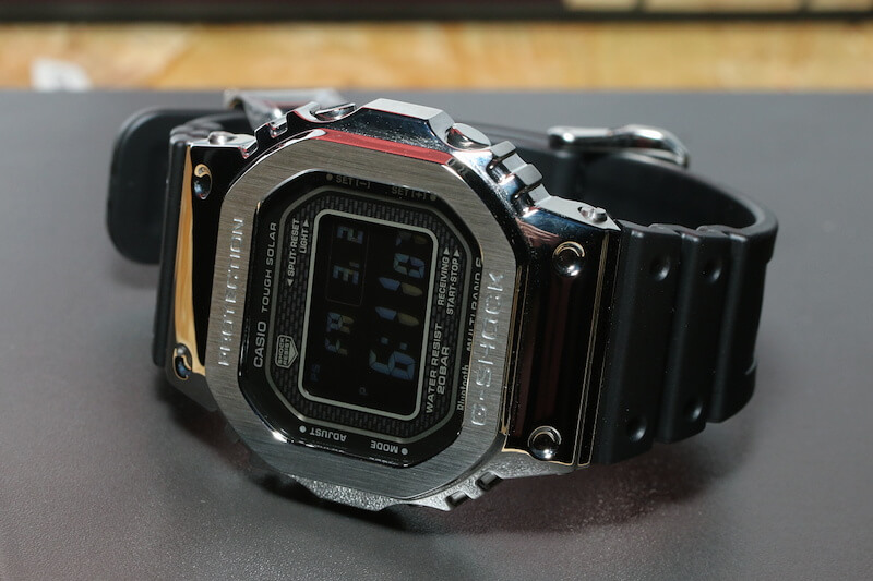 G-Shock GMW-B5000-1 Stainless Steel with Resin Band - G-Central G