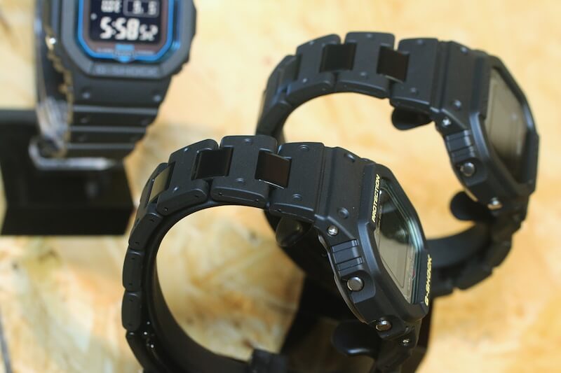G-Shock GW-B5600: Tough and Squares Bands Resin Composite Bluetooth, with Solar, Resin Multi-Band 6