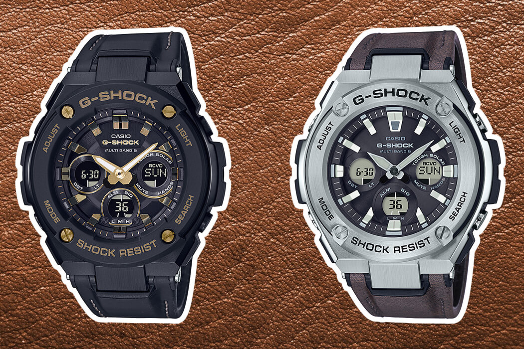 Mid-Size Black-Gold, Silver G-STEEL with Tough Leather - G