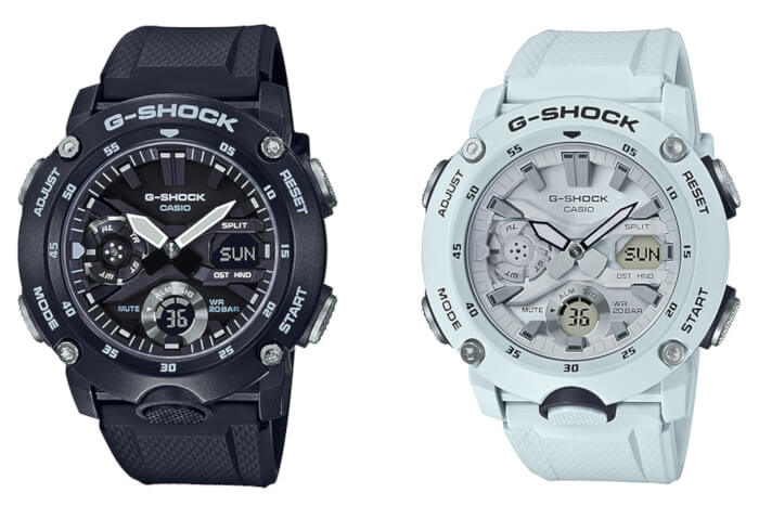 Black G-Shock GA-2000S-1A and White GA-2000S-7A - G-Central G 