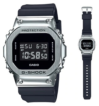 G Shock Gm 5600 And Gm 5600b With Stainless Steel Bezel G