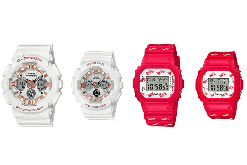G Presents Lover's Collection 2020 G-Shock and Baby-G Pairs - G 
