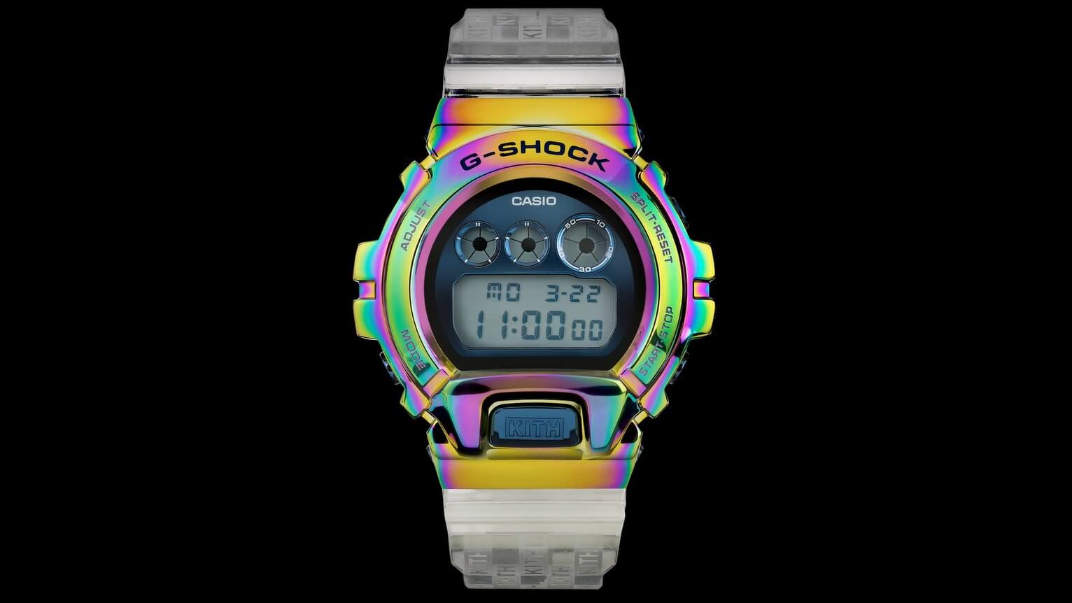 (新品未使用) kith x G-shock GM-6900 rainbow