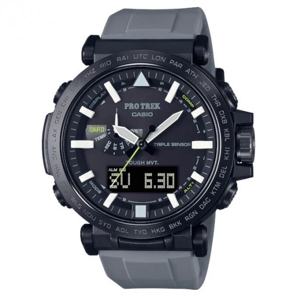 Pro Trek PRW-6620YFM-1JR: All-New PRW-6620 with Silicone and MXP Bands ...