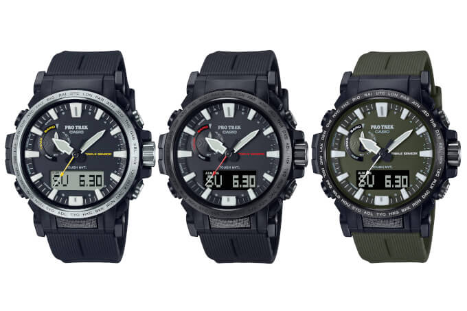 Nature-friendly Pro Trek PRW-61 and PRW-51 watches are made with