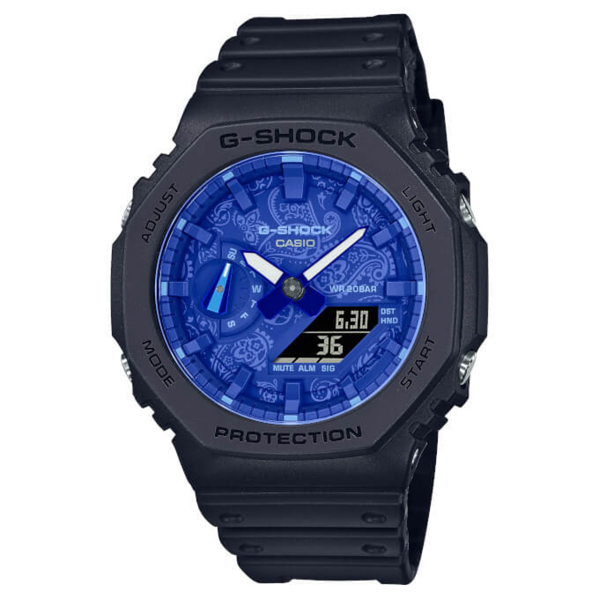 G-Shock GA-2100BP-1A Blue Paisley Edition discontinued - G-Central G ...