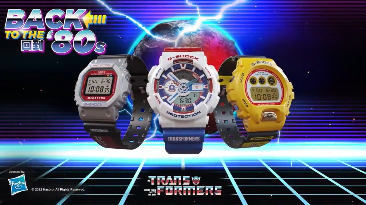Transformers x G-Shock 