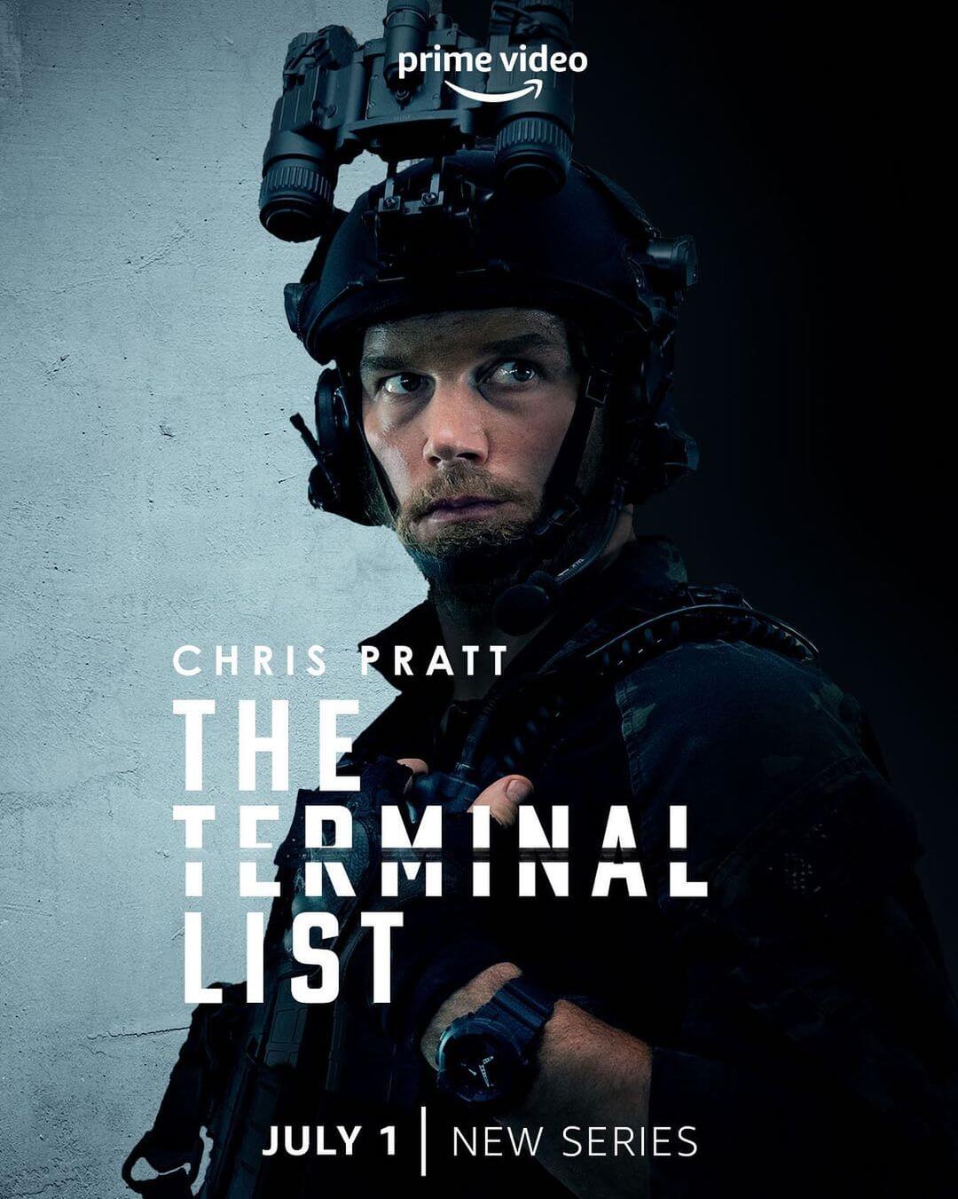 Chris Pratt in Action on The Terminal List Set
