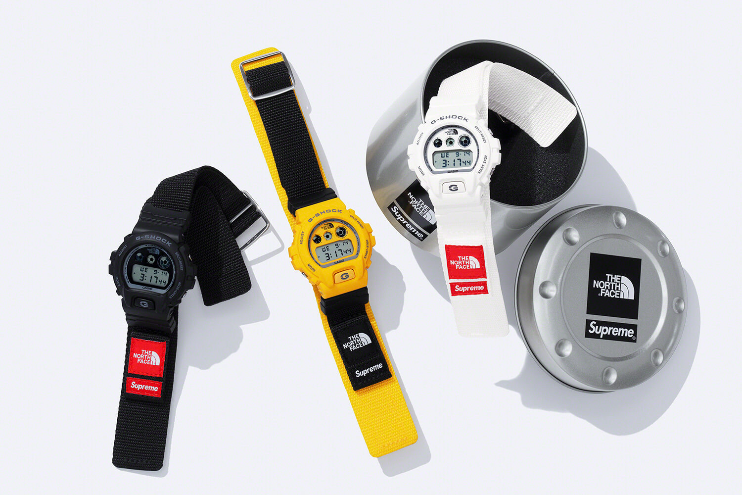 The Supreme x The North Face x G-Shock DW-6900 collaboration is launching  November 25 - G-Central G-Shock Fan Site