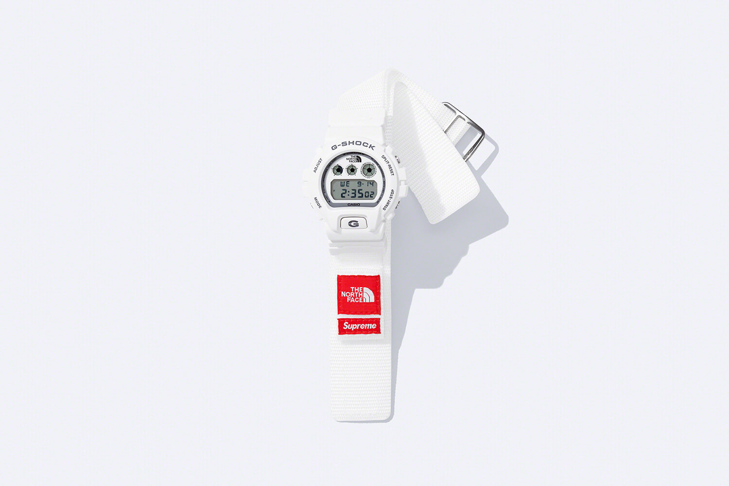 The Supreme x The North Face x G-Shock DW-6900 collaboration is ...