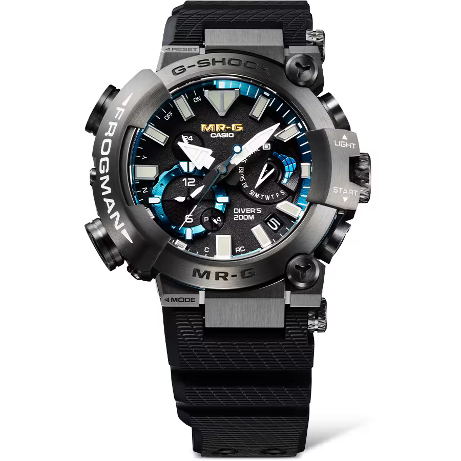 G-Shock MR-G Frogman MRG-BF1000R-1A luxury diving watch is made of