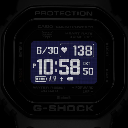 G-Shock G-SQUAD DW-H5600 fitness watch with heart rate monitor is