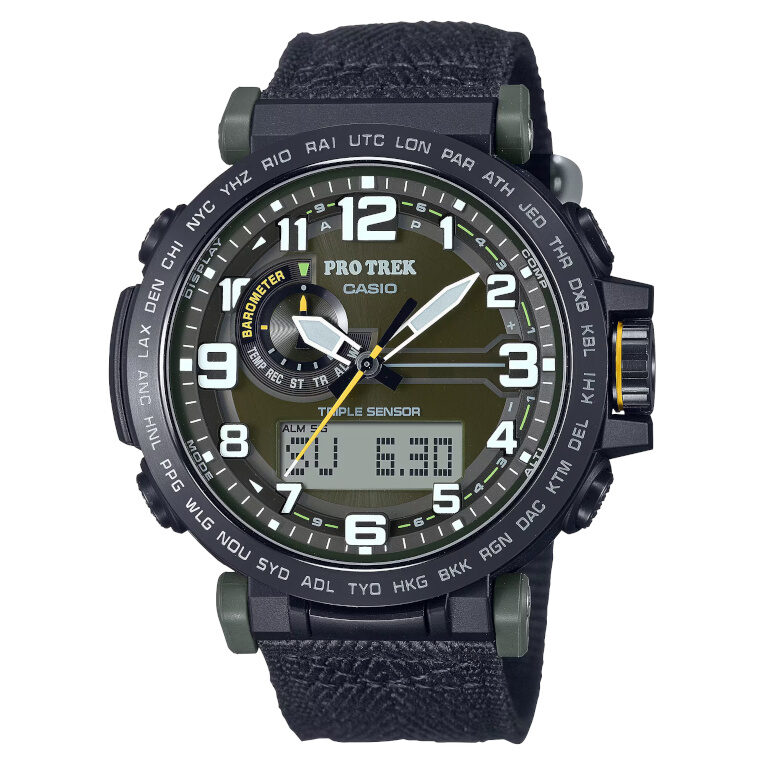 Casio Pro Trek PRG601YB-2 and PRG601YB-3 with cloth band now available ...