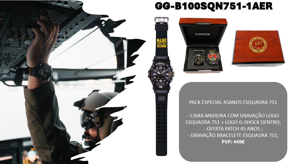 G-Shock MTG-B3000SQN751 and GG-B100SQN751 box sets commemorate the 