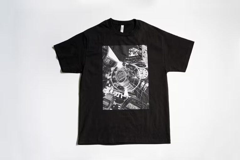 Casio Watch 50th Anniversary Black T-Shirt Front