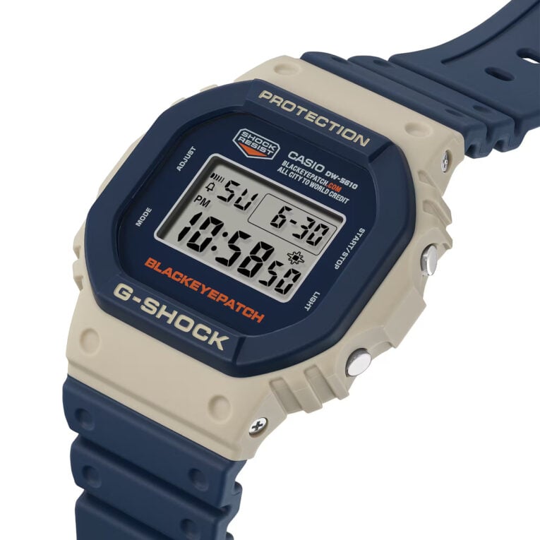 BlackEyePatch x G-Shock DW-5610BEP-2 Angle